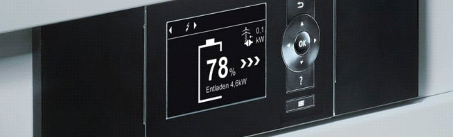 Stromspeicher Vitocharge Steuerung Stromspeicher Vitocharge Steuerung